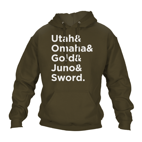 Remembrance Day Hoodie D Day Beaches