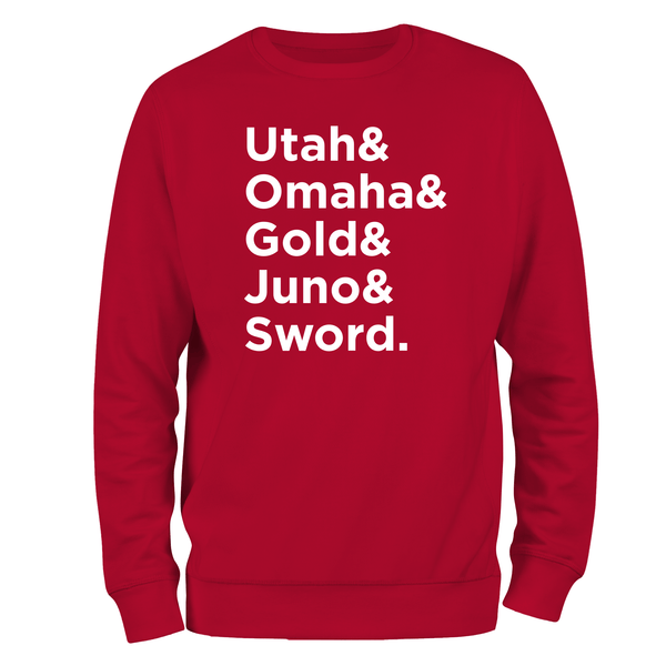 Remembrance Day Sweatshirt D Day Beaches