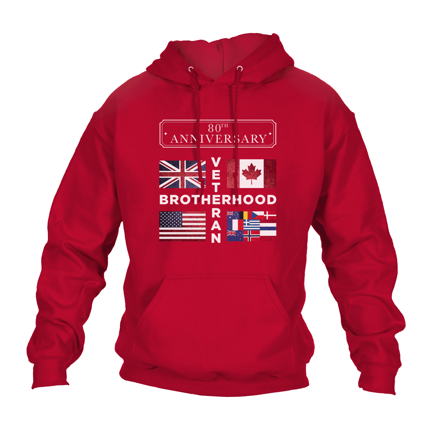 D Day Hoodie Brotherhood 80