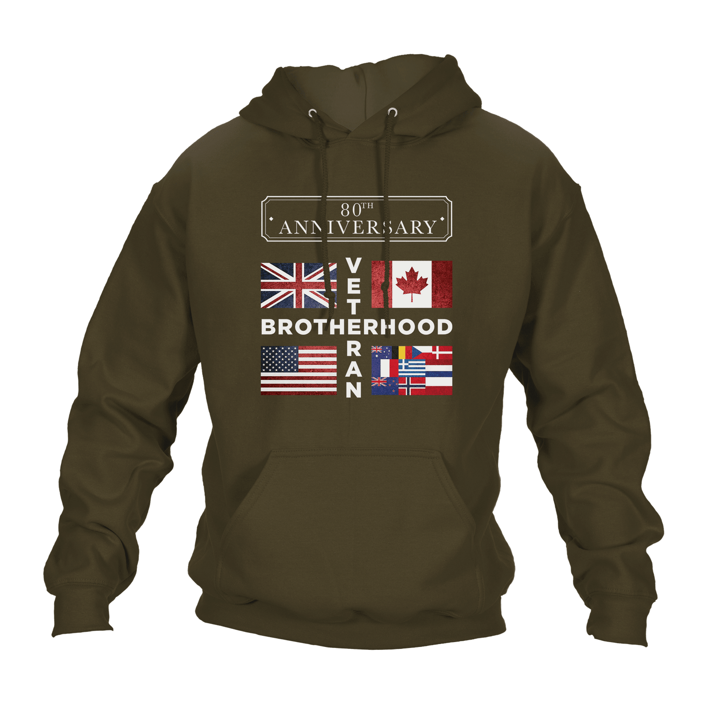 D Day Hoodie Brotherhood 80