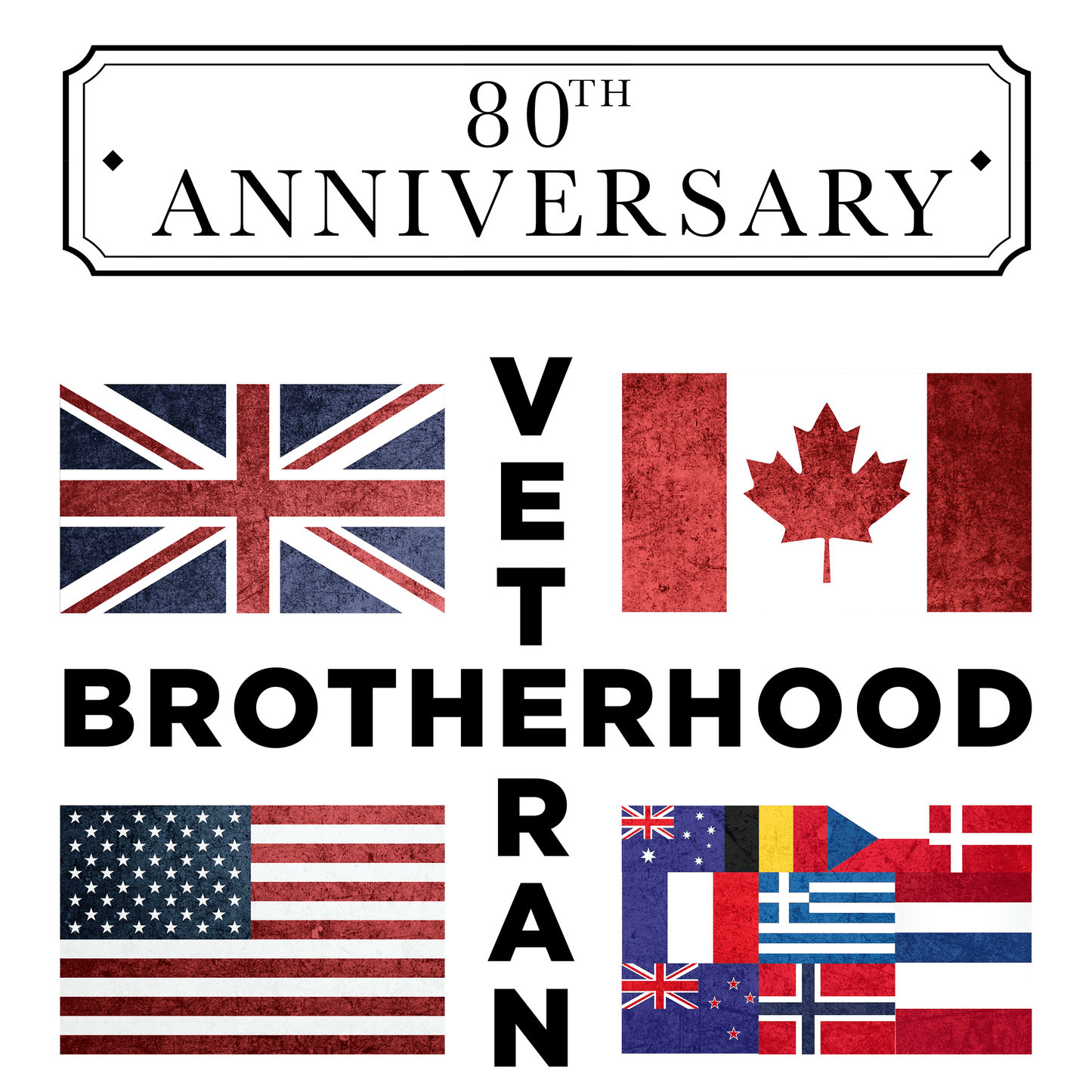 D Day Brotherhood 80 Jumbo Mug