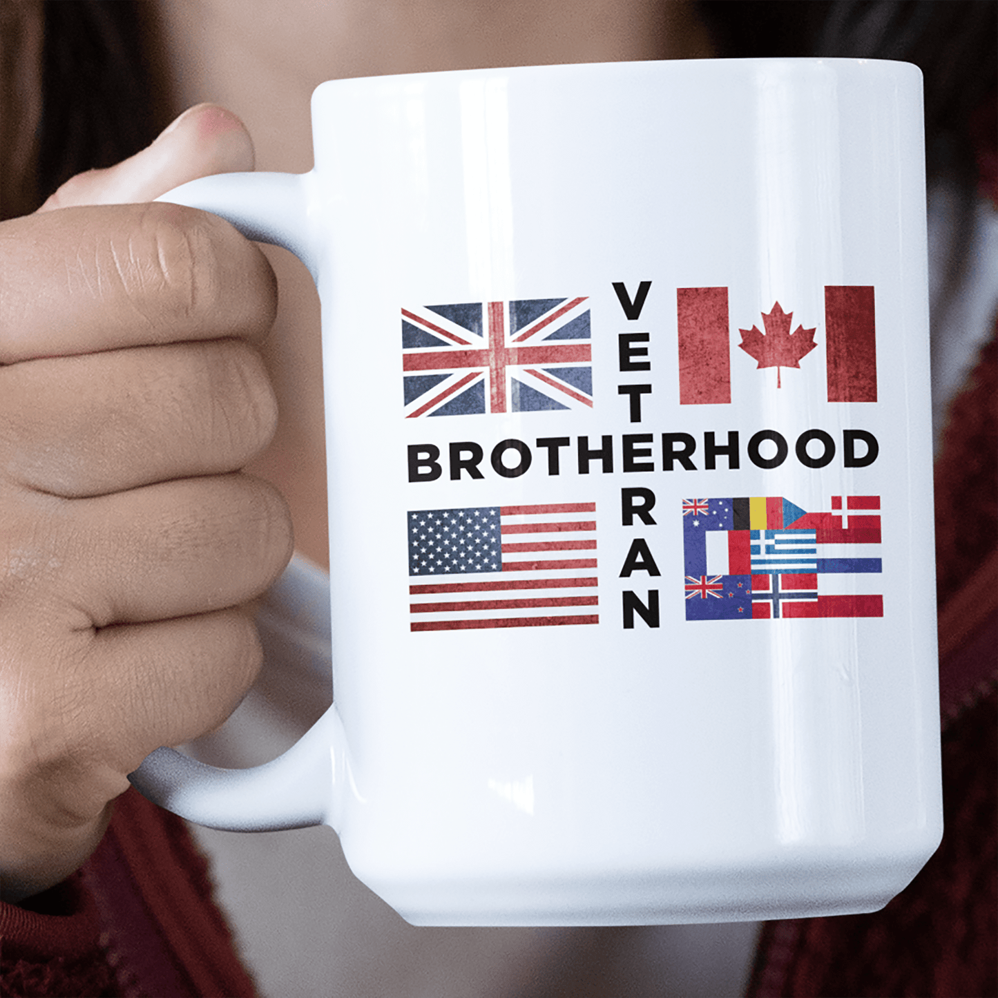 D Day Brotherhood Jumbo Mug