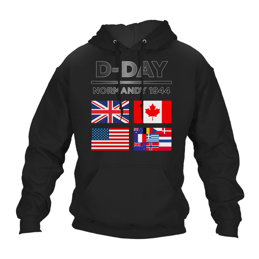 D Day Flags Hoodie