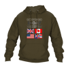 D Day Hoodie Normandy 1944 Flags 80