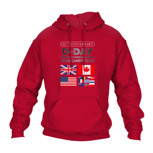 D Day Normandy 1944 Flags 80 Hoodie
