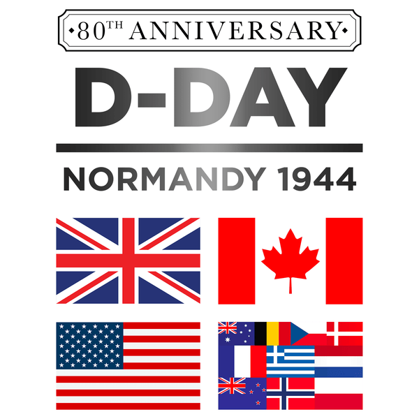 D Day Jumbo Mug Normandy 1944 Flags 80 