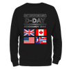 D Day Normandy 1944 Flags 80 Sweatshirt
