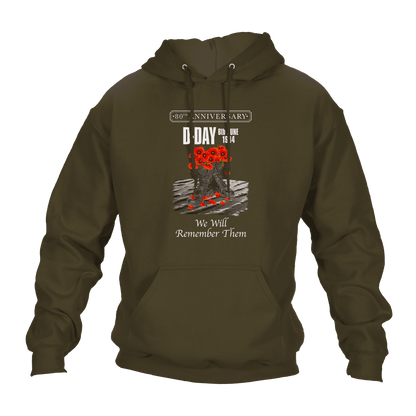 D Day Hoodie Poppy Boots 80