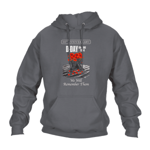 D Day Poppy Boots 80 Hoodie