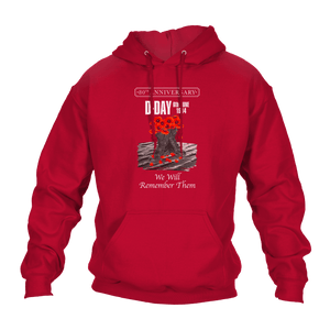 D Day Poppy Boots 80 Hoodie