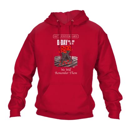 D Day Hoodie Poppy Boots 80