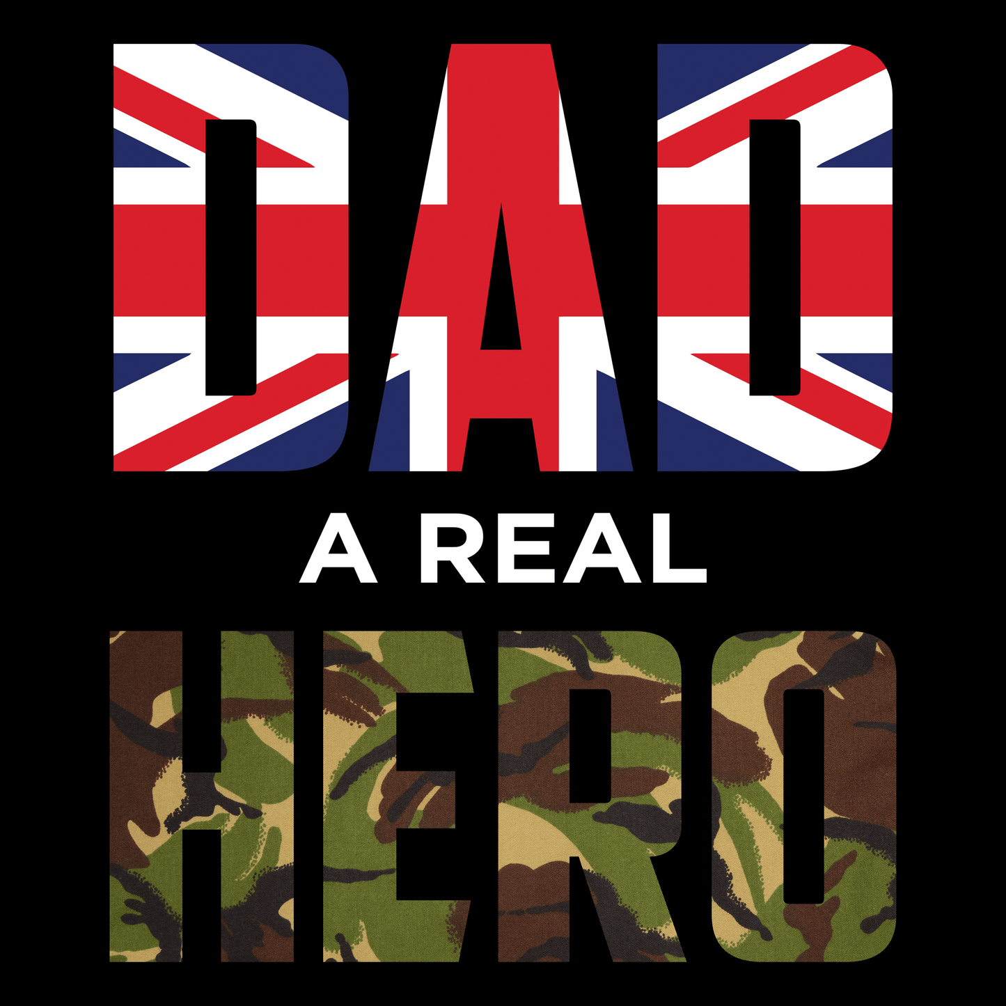 Dad A Real Hero T Shirt