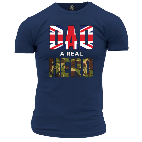 Dad A Real Hero T Shirt