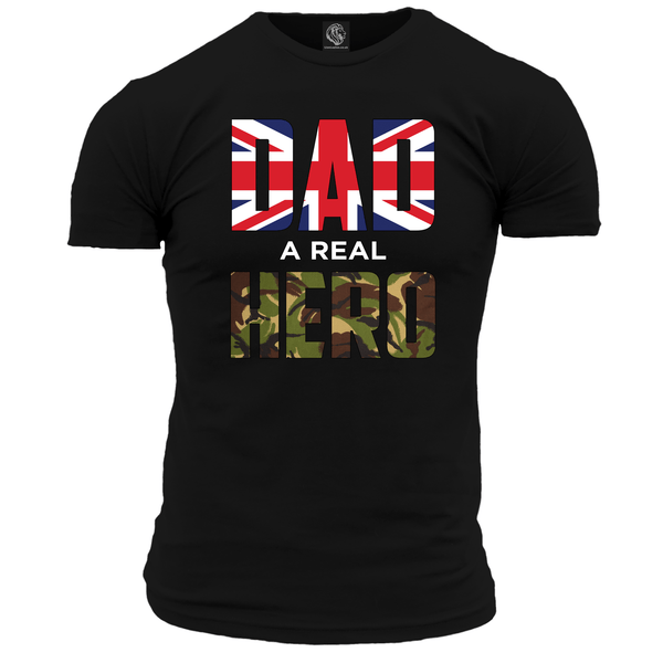 Dad A Real Hero T Shirt