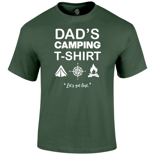 Dad's Camping T Shirt