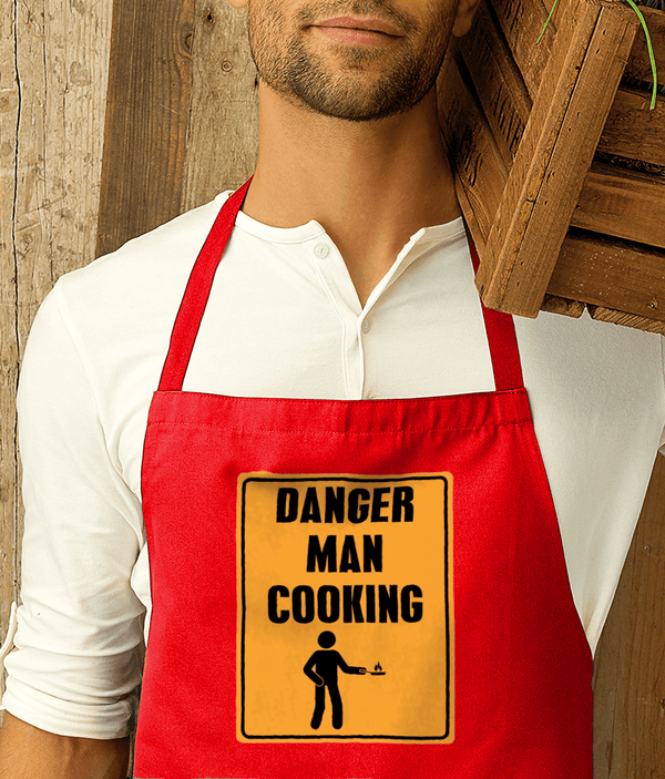 Danger Man Cooking Premier Cotton Apron