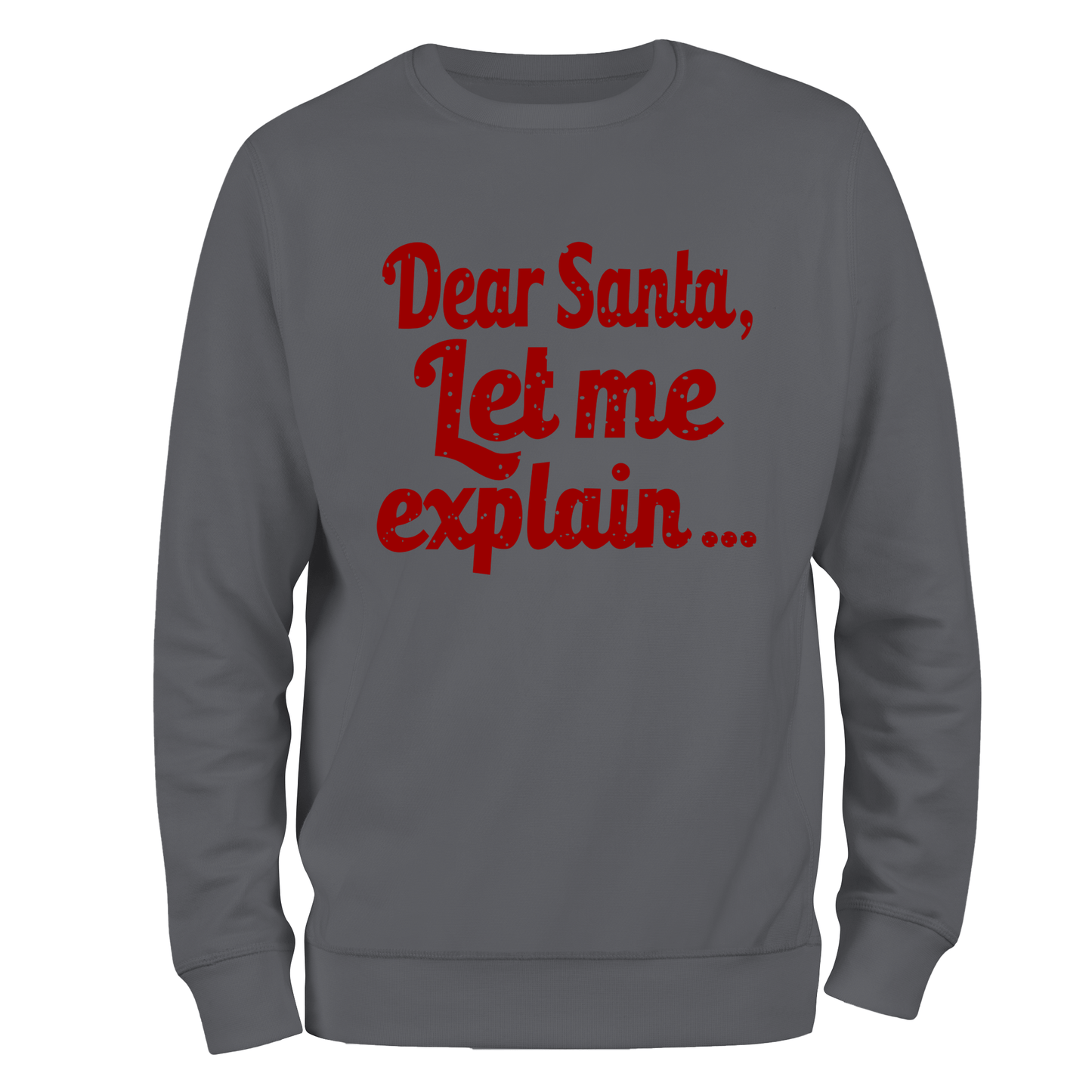 Funny Christmas Jumper - Dear Santa Explain Design