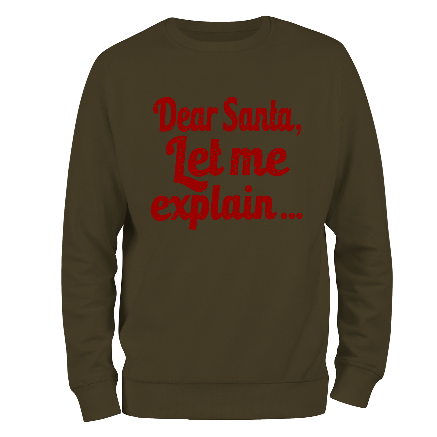 Dear Santa Explain Christmas Jumper