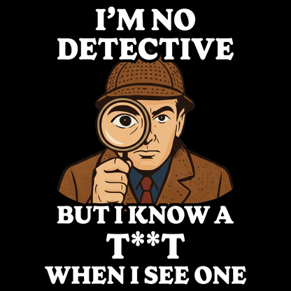 Detective Funny T Shirt by Lion Legion 