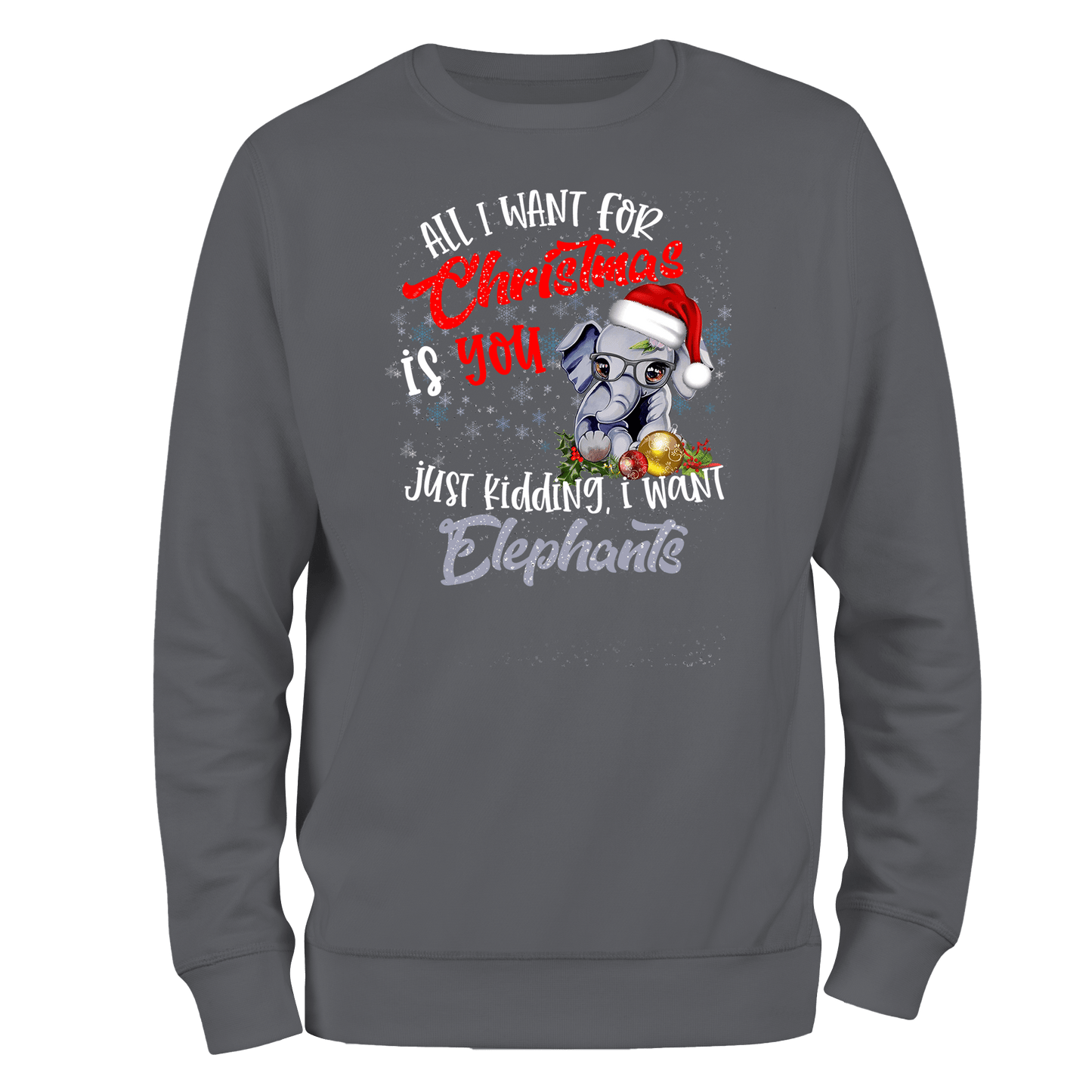 Elephant Christmas Jumper