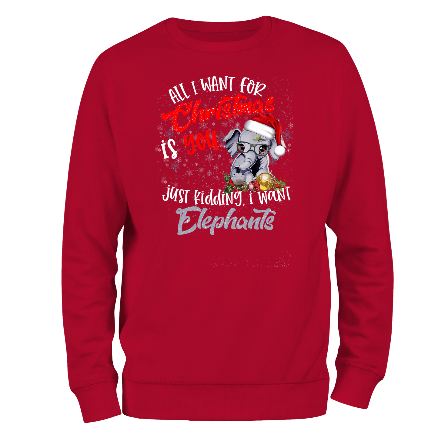 Elephant Christmas Jumper