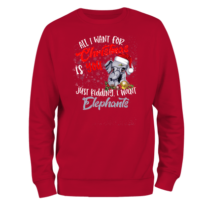 Elephant Christmas Jumper