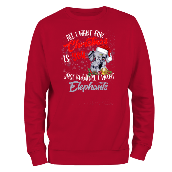 Elephant Christmas Jumper