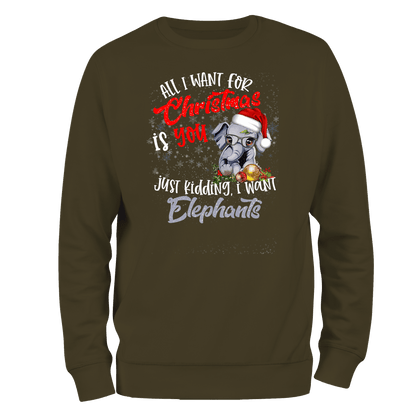 Elephant Christmas Jumper