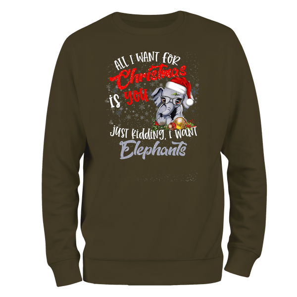 Elephant Christmas Jumper