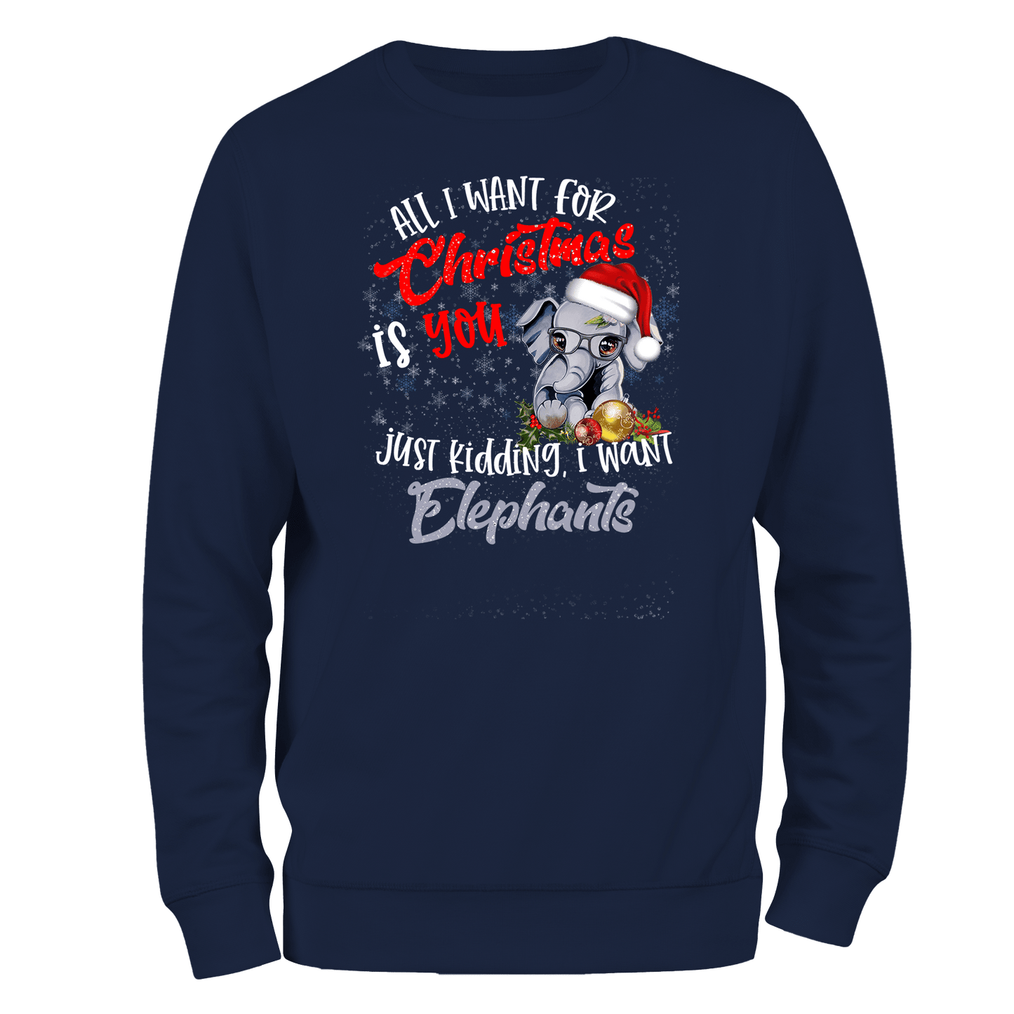 Elephant Christmas Jumper