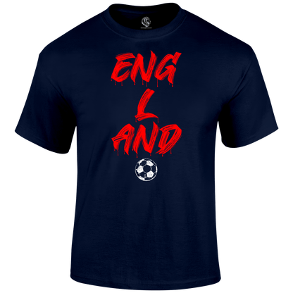 Funny Football T Shirts - England Fan T Shirt
