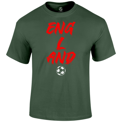 Funny Football T Shirts - England Fan T Shirt