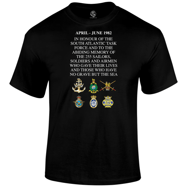 Falklands Memorial T Shirt by Lion Legion 
