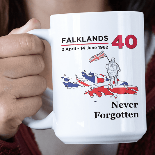 Falklands 40 Yomp Jumbo Mug