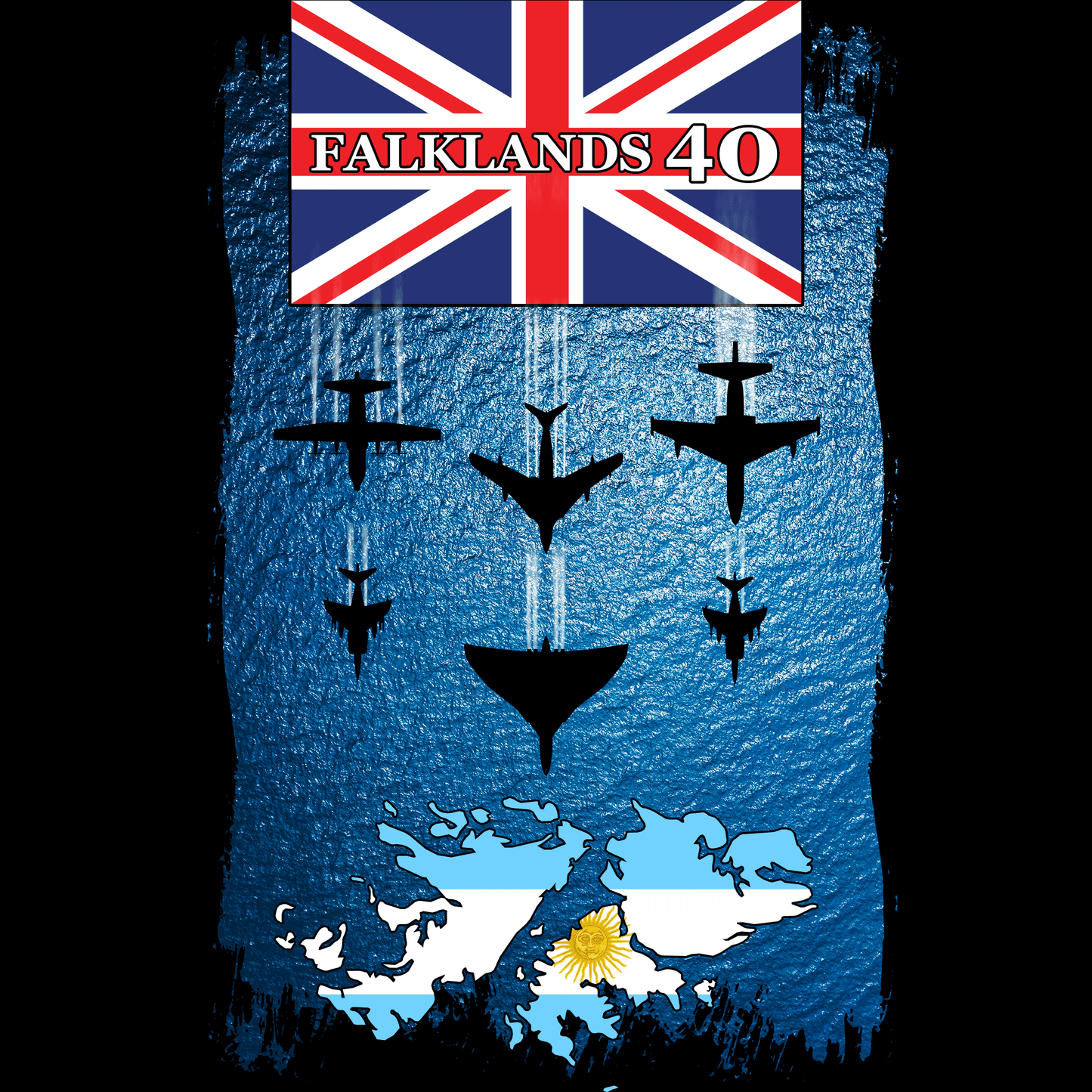 Falklands Aircraft Legends Kids T Shirt