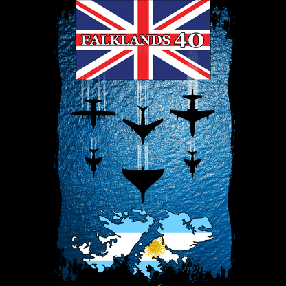 Falklands Aircraft Legends Kids T Shirt