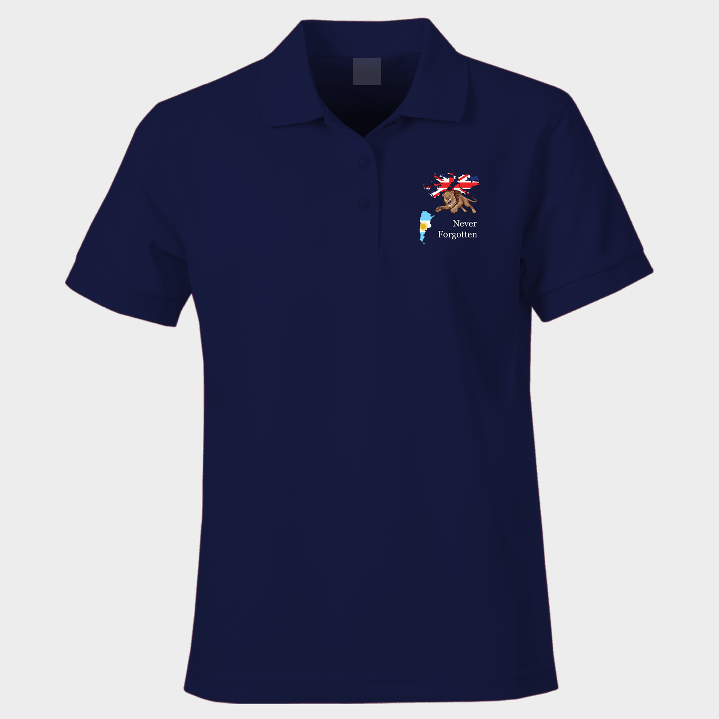 Falklands Roaring Lion Polo Shirt