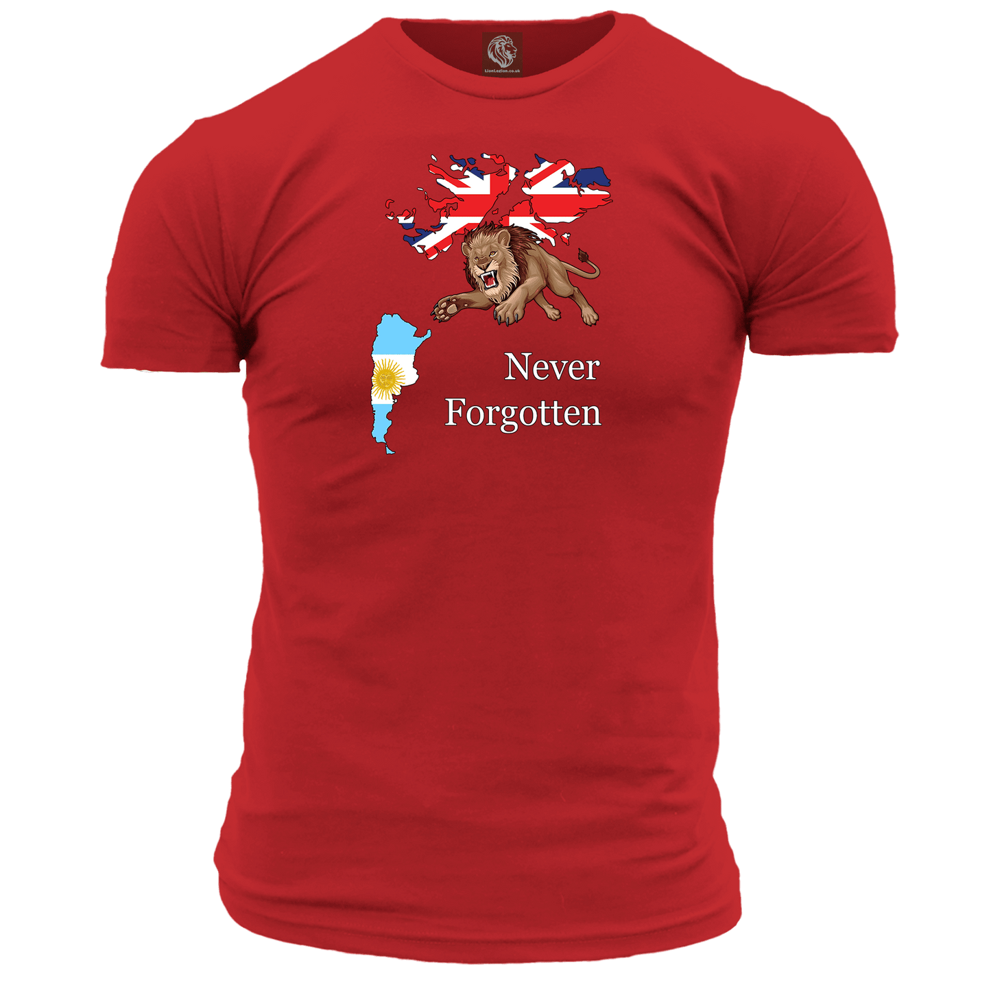 Falklands Roaring Lion T Shirt