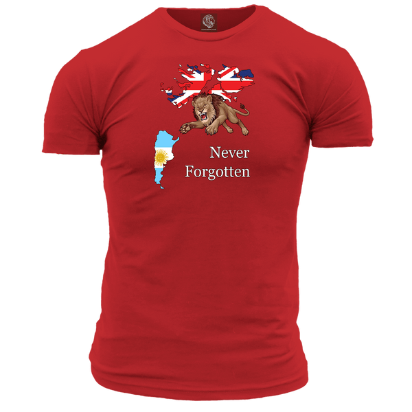 Falklands Roaring Lion T Shirt