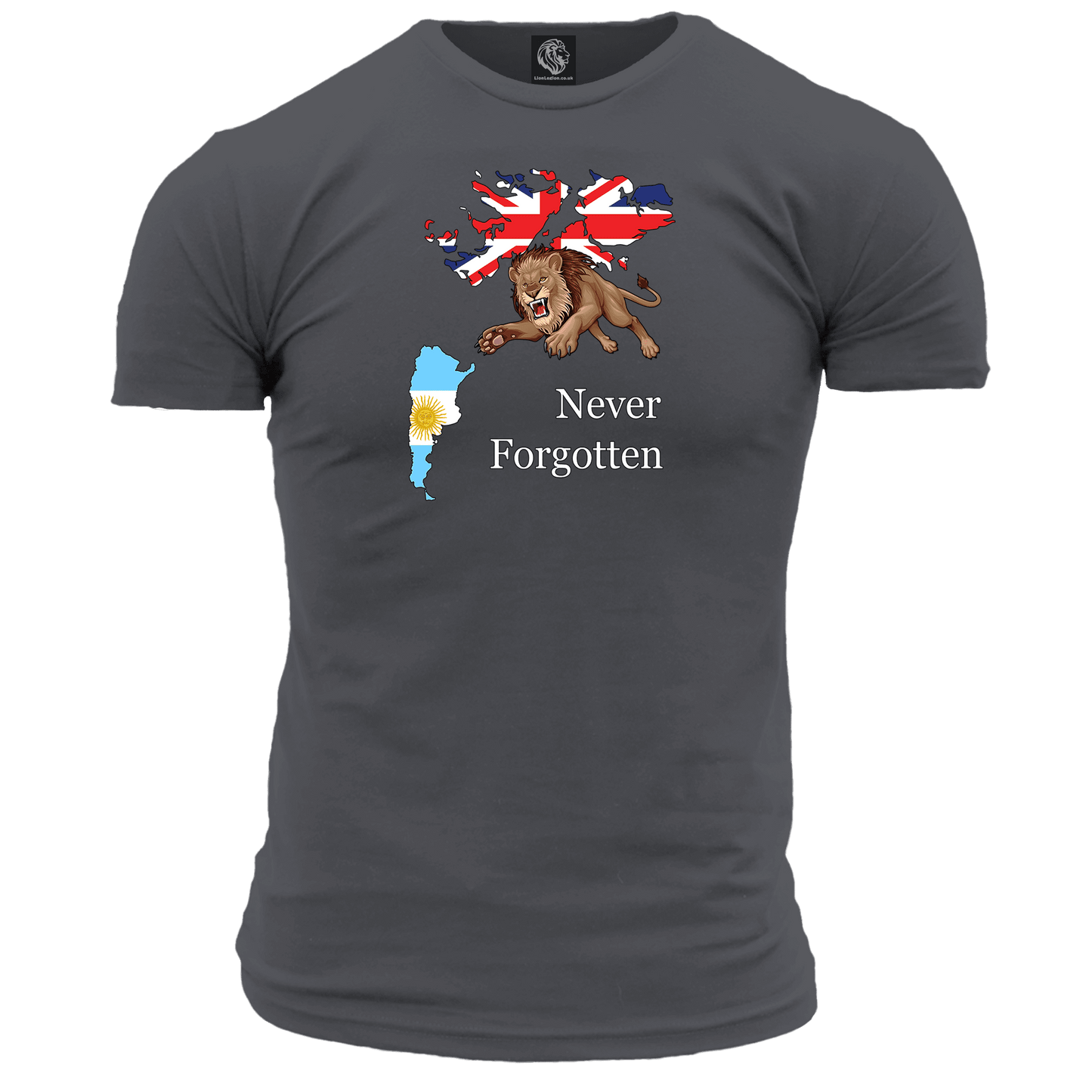 Falklands Roaring Lion T Shirt