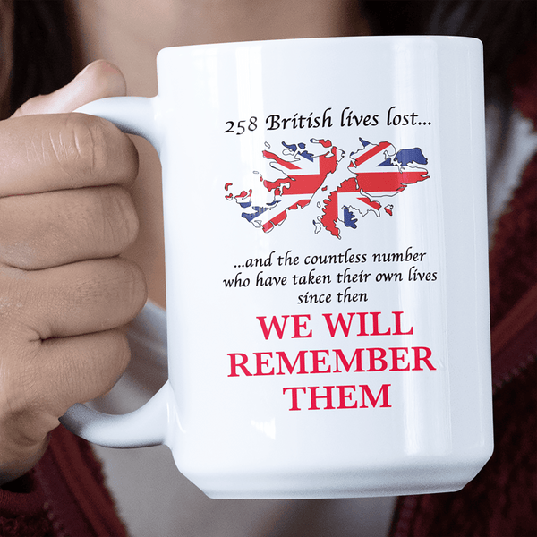 Remembrance Day Mug Falklands We Will Remember Them