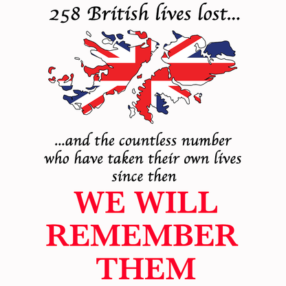 Remembrance Day Mug Falklands We Will Remember Them