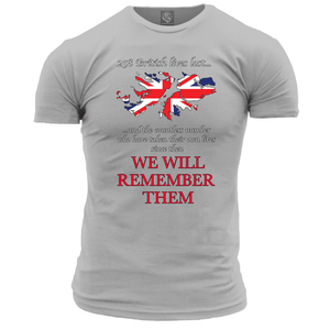 Falklands We Will Remember Them T Shirt