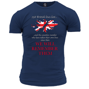 Falklands We Will Remember Them T Shirt