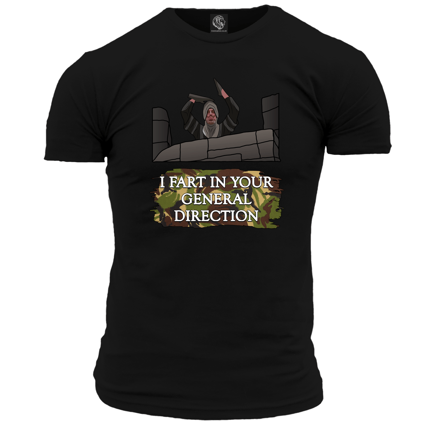 Urban Backwoods Long Sleeve T-Shirt - 'I Fart In Your General Direction' Humor Shirt (Monty Python)