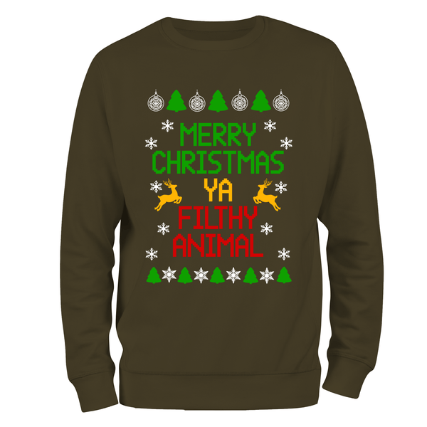 Filthy Animal Christmas Jumper