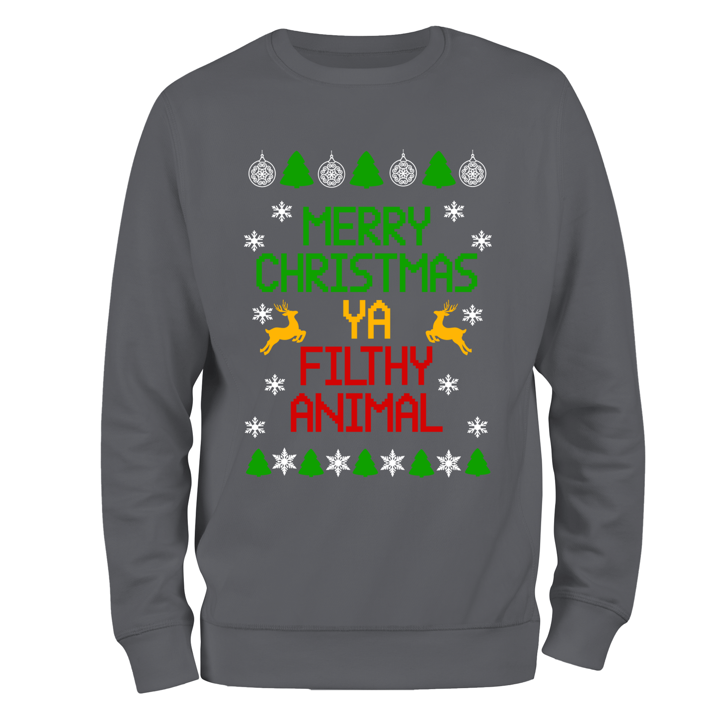 Filthy Animal Christmas Jumper