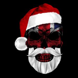 Flag Skull Christmas Unisex Jumper