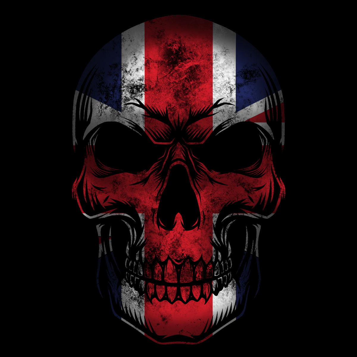Flag Skull Unisex Hoodie
