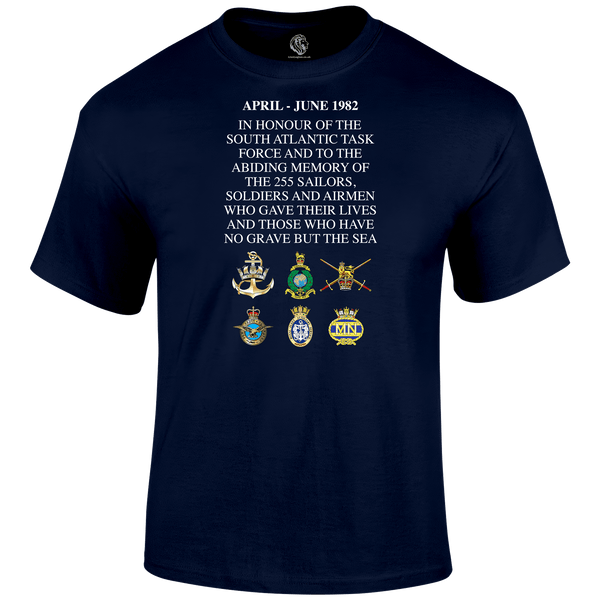 Falklands Memorial T Shirt by Lion Legion 